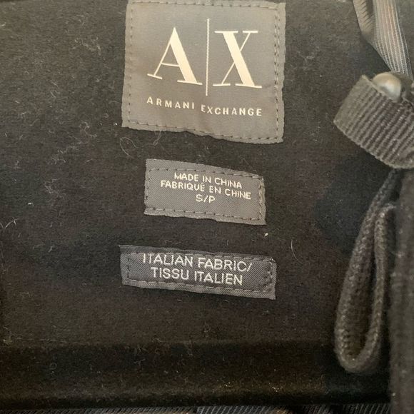 Armani Exchange Puffer Duffle Wool Coat - Picture 3 of 3